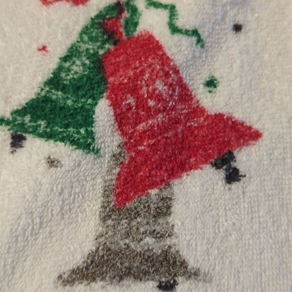 Vintage Holiday New Year's‎ hand towel set 🎉⏳ - Picture 9 of 11